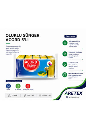 Bulaşık Süngeri Acord 5Li