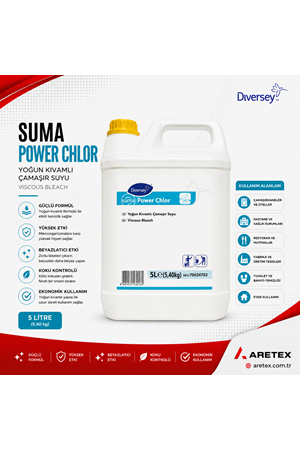 Suma Power Chlor Yoğun Kıvamlı Çamaşır Suyu 5L