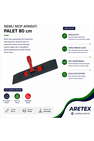 Nemli Mop Aparatı Palet 80 Cm