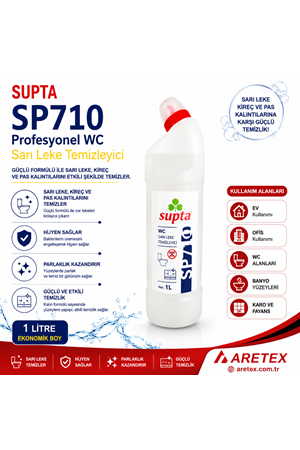SP710 Supta Profesyonel WC Sarı Leke Temizleyici 1 Litre