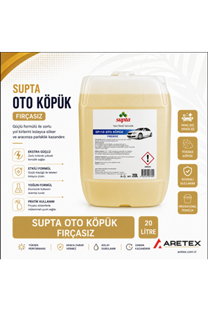 SP110 Supta Fırçasız Oto Plus Yıkama Maddesi 20 LT