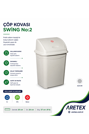 Swing Çöp Kovası No:2 9 LT