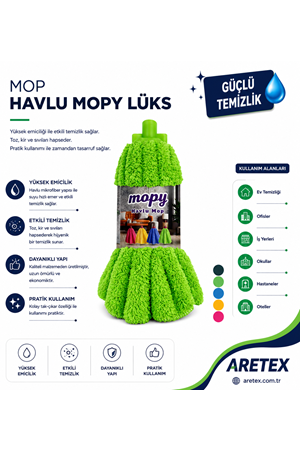 Mopy Havlu Mop Vileda Ucu Lüks