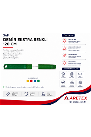 Sap Demir Kendinden Vidalı Renkli 120 Cm