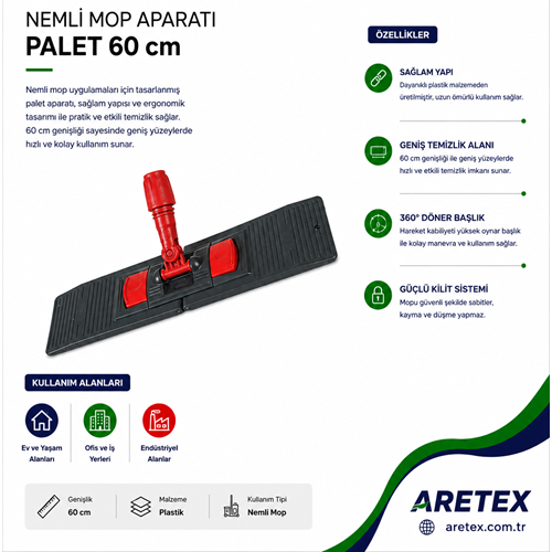 Nemli Mop Aparatı Palet 60 Cm