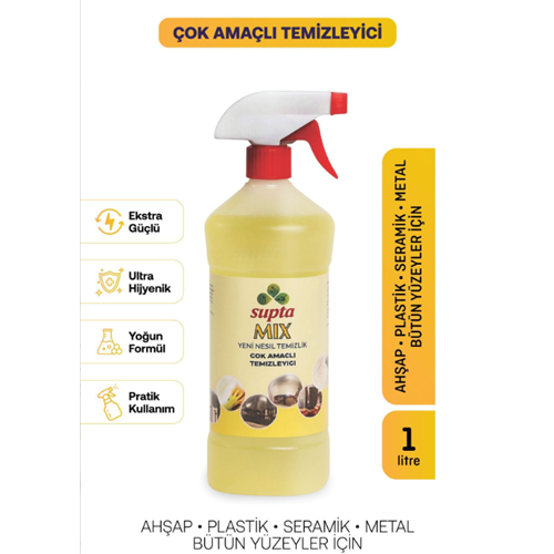 SP800 Supta Mix Deri Kumaş Halı Araç Mutfak ve Genel Temizlik Ürünü 1 LT