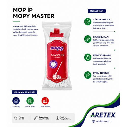 Mopy Master İp Mop Vileda Ucu