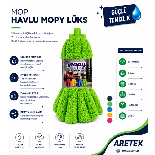 Mopy Havlu Mop Vileda Ucu Lüks