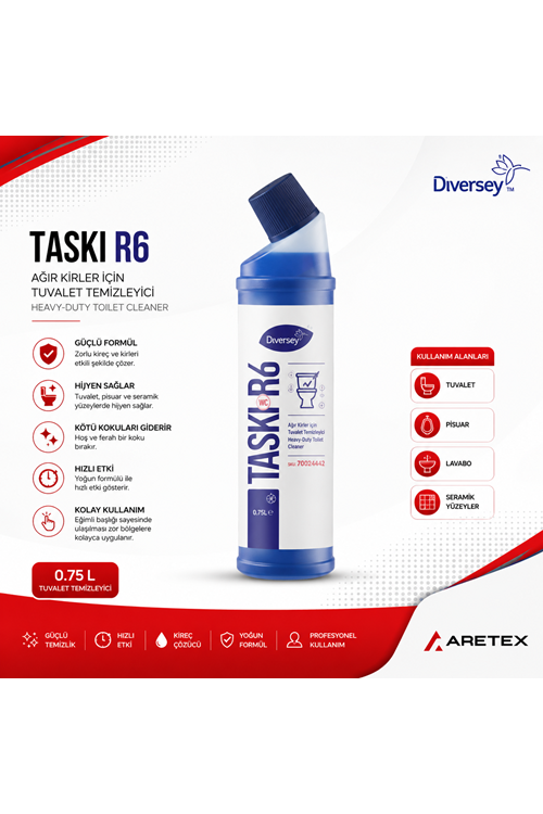 Room Care R6 750 ML Ağır Kirler için Klozet Temizlik Ürünü