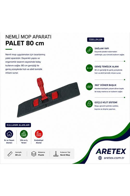 Nemli Mop Aparatı Palet 80 Cm