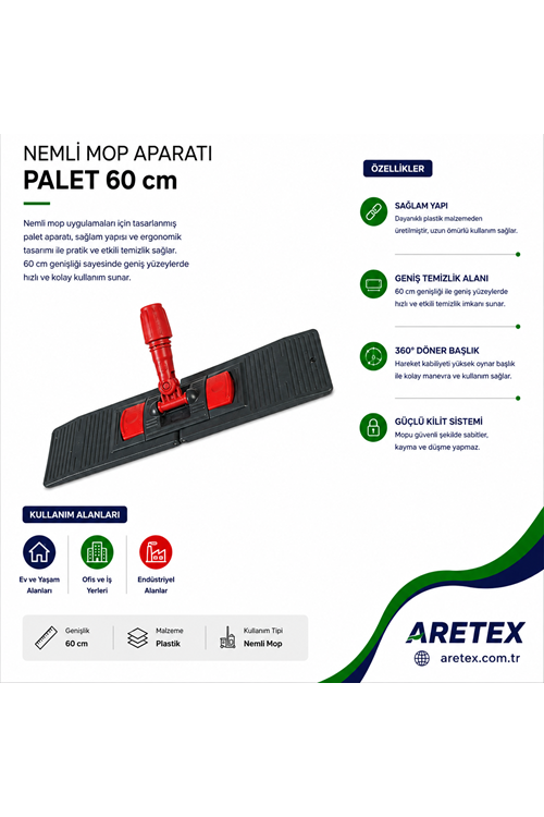 Nemli Mop Aparatı Palet 60 Cm