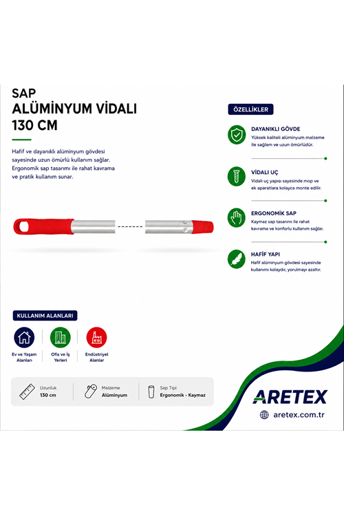 Sap Alüminyum Pasolu 130 Cm