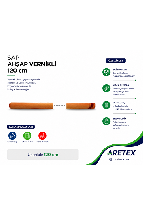 Sap Ahşap 120 Cm