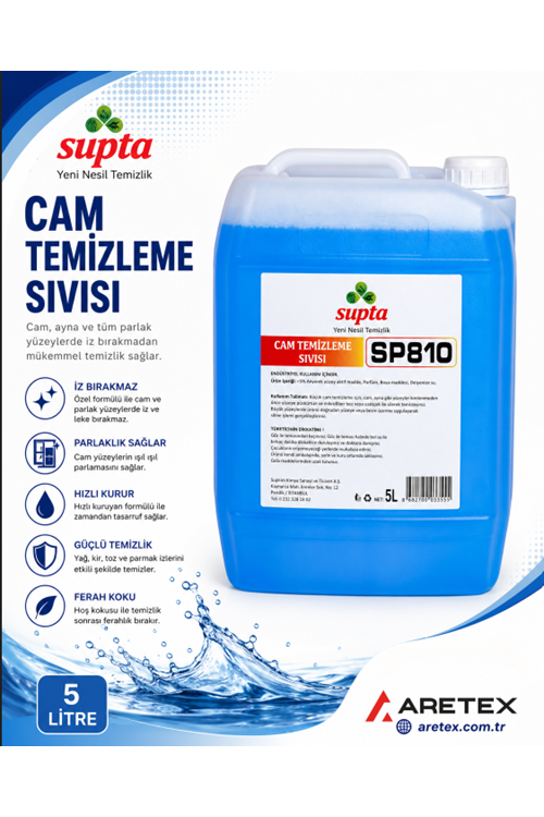 SP810 Supta Cam Temizleme Sıvısı 5 LT