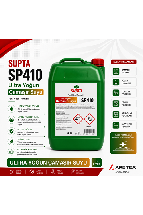 SP410 Supta Ultra Yoğun Çamaşır Suyu 5 LT