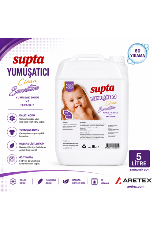 SP422 Supta Çamaşır Yumuşatıcı Sensitive Kokulu 5 LT