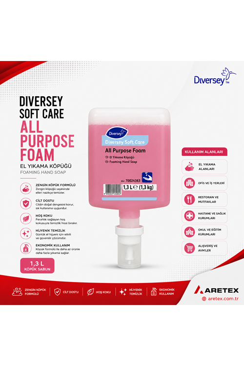 Soft Care All Purpose Foam 1.3 (Kartuşlu El Yıkama Sıvısı)