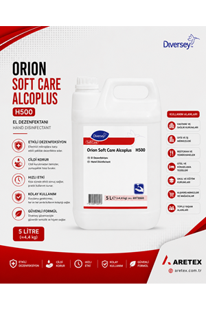 Orion Soft Care Alcoplus H500 El Dezenfektanı 5lt
