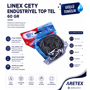 Linex Cety Endüstriyel Top Tel / Bulaşik Teli 60 Gr