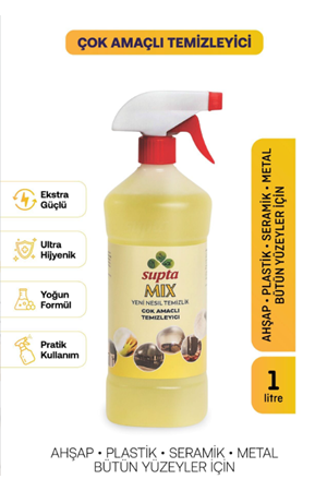 SP800 Supta Mix Deri Kumaş Halı Araç Mutfak ve Genel Temizlik Ürünü 1 LT