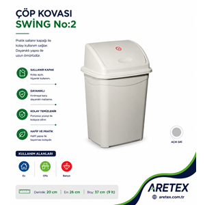 Swing Çöp Kovası No:2 9 LT